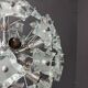 Mid century glass sputnik chandelier, 1970s