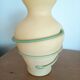 Vase verre jaune murano