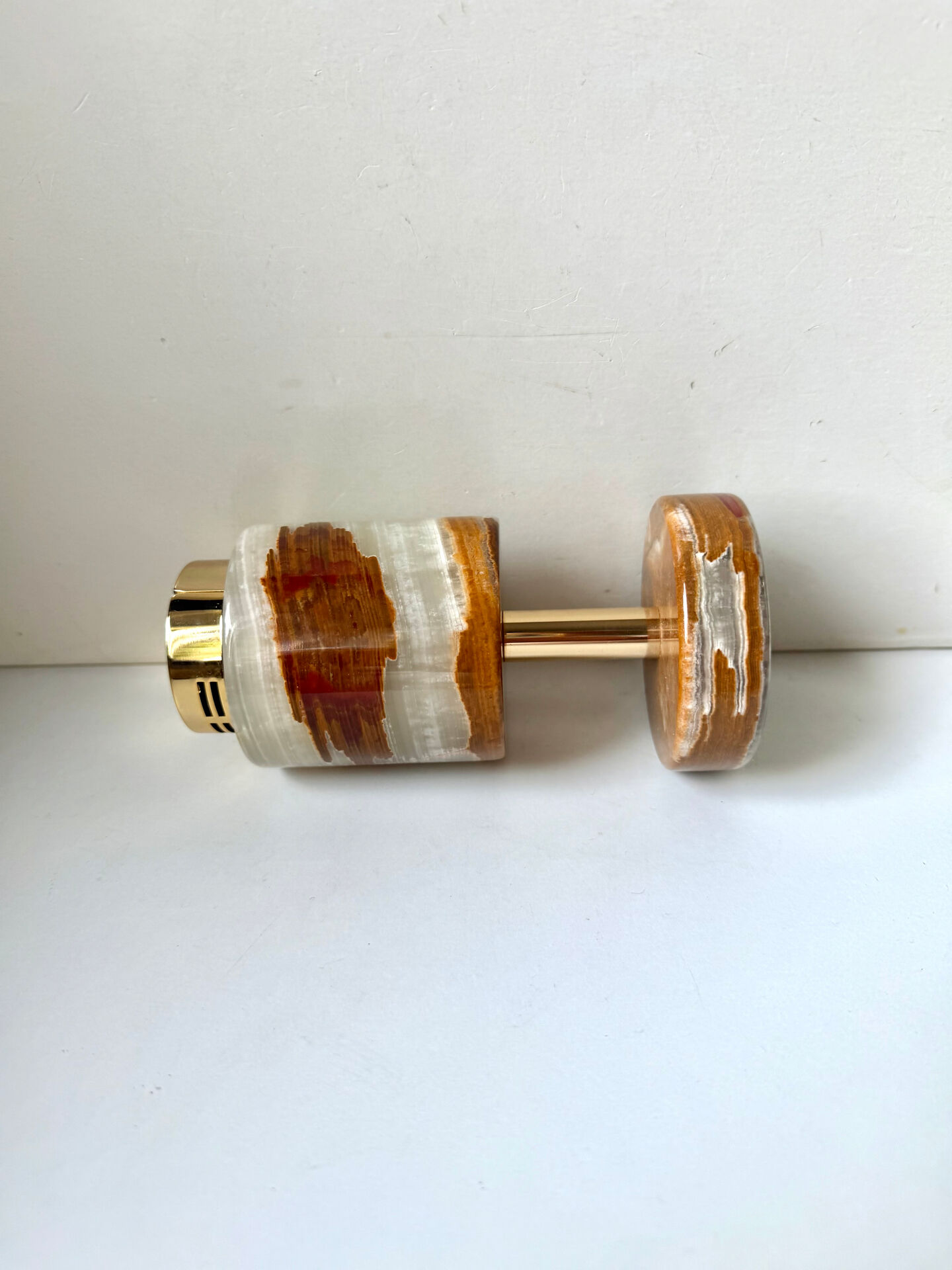 Vintage SAROME Japan Marble Onyx Table Lighter