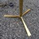 Vintage 70s bronze imitation bamboo floor lamp
