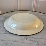 plat creux A&C Salins modèle Bourgogne fin XIXème