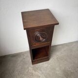 Dudouyt bedside table, oak, 1940.
