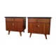 Pair of vintage bedsides