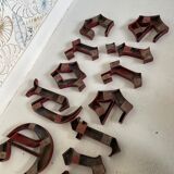 Vintage sign letters