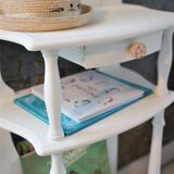 Coiffeuse vintage meuble miroir ancien