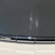 Oval chrome mirror in Art Deco style. Circa 1970.
