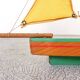 Giraud Sauveur brand half-deep hull basin sailing barge.