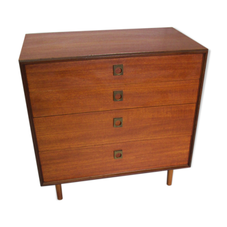 Vintage teak chest of drawers