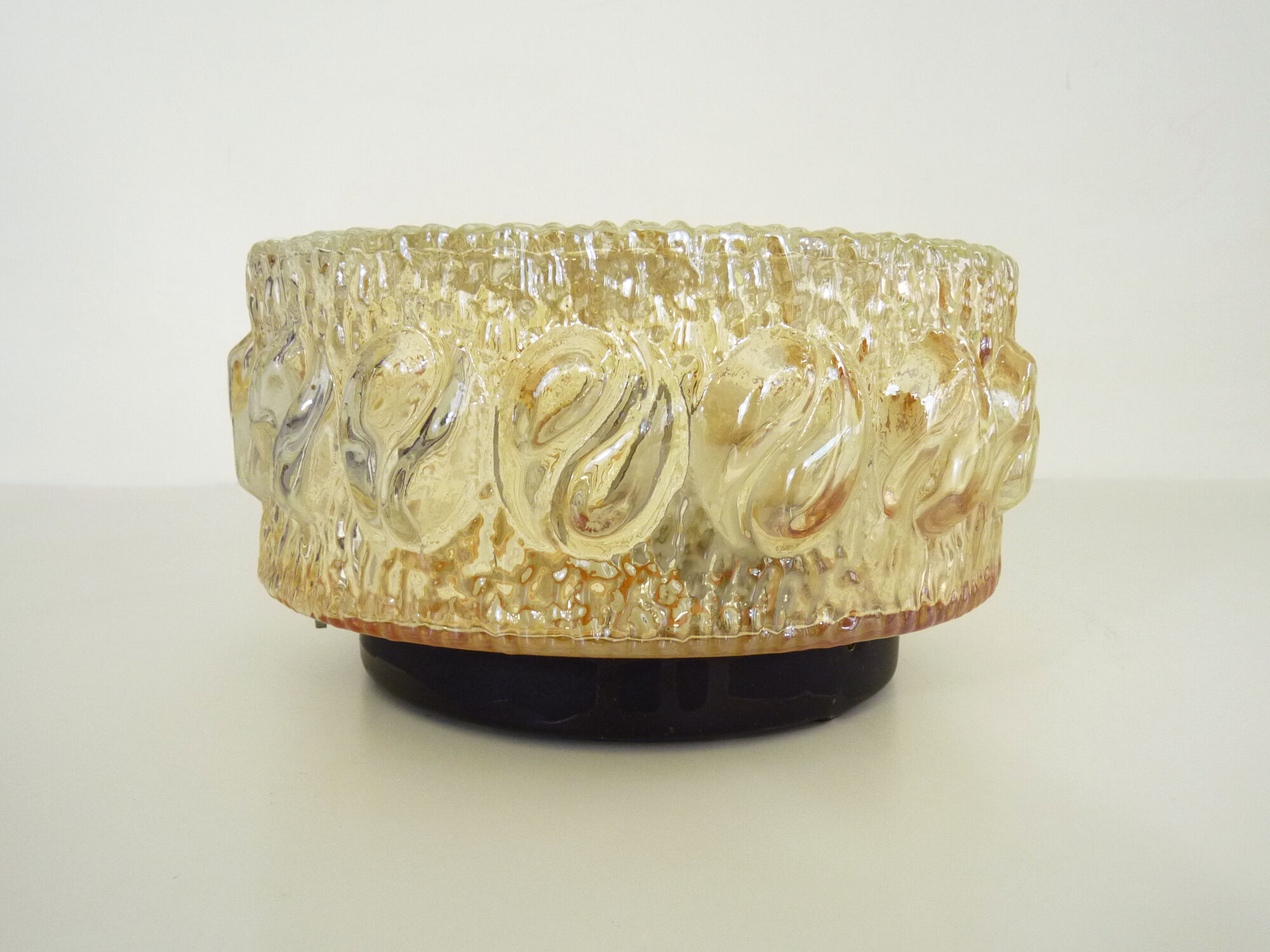 vintage amber glass ceilling
