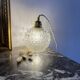Vintage glass globe lamp