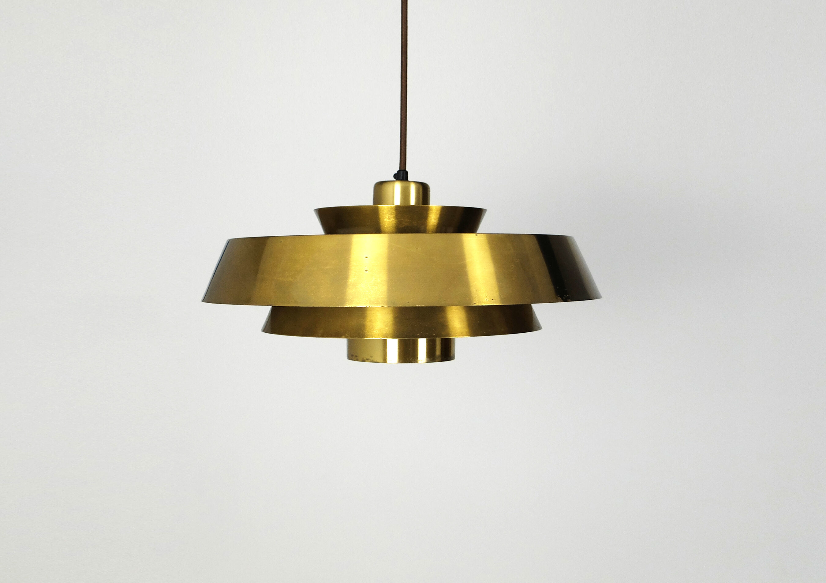 Hanging lamp Nova Brass Jo Hammerborg for Fog & Morup