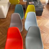Set of 6 Vitra DSR chairs