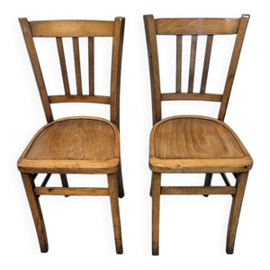 Paire de chaises bistrot