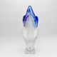 Monumental Vase Josef Hospodka Chribska Sommerso White Crystal 33cm