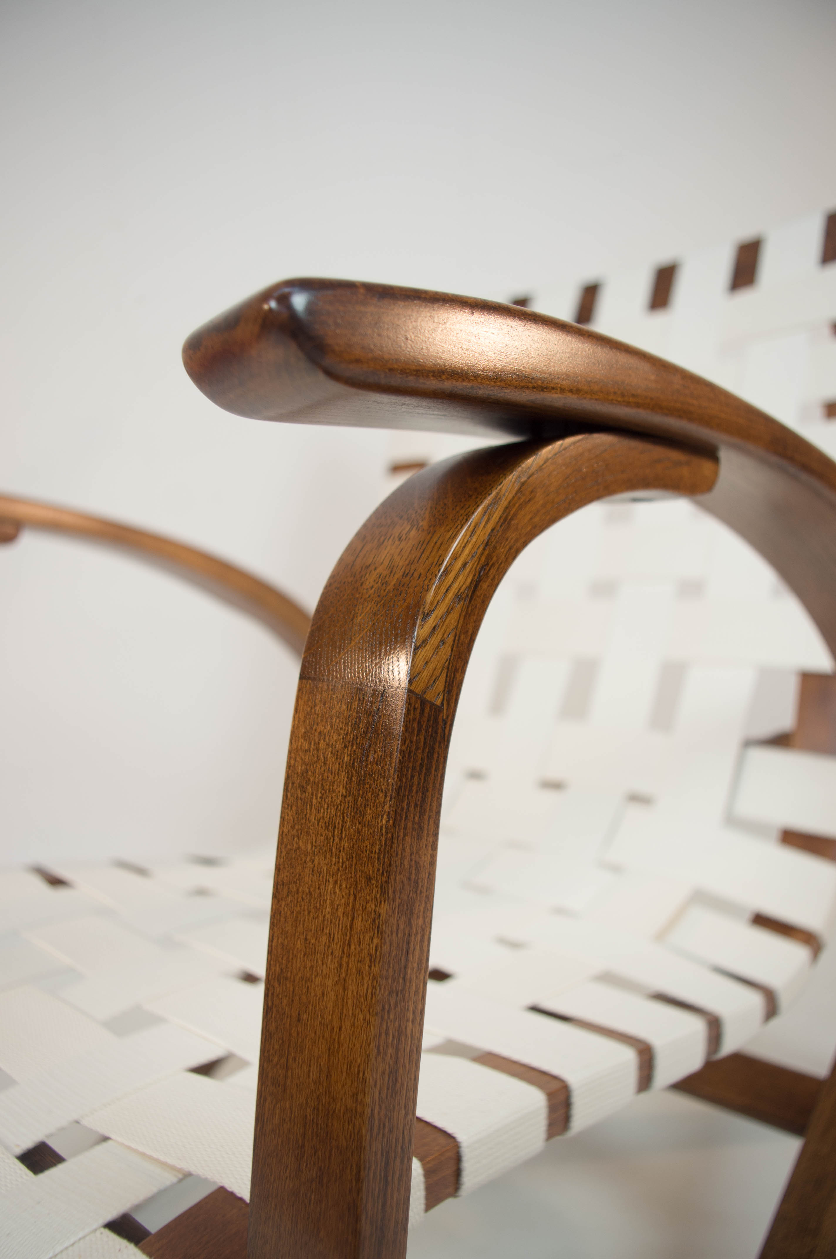 Art deco armchair by Jan Vanek, 1930s, restored