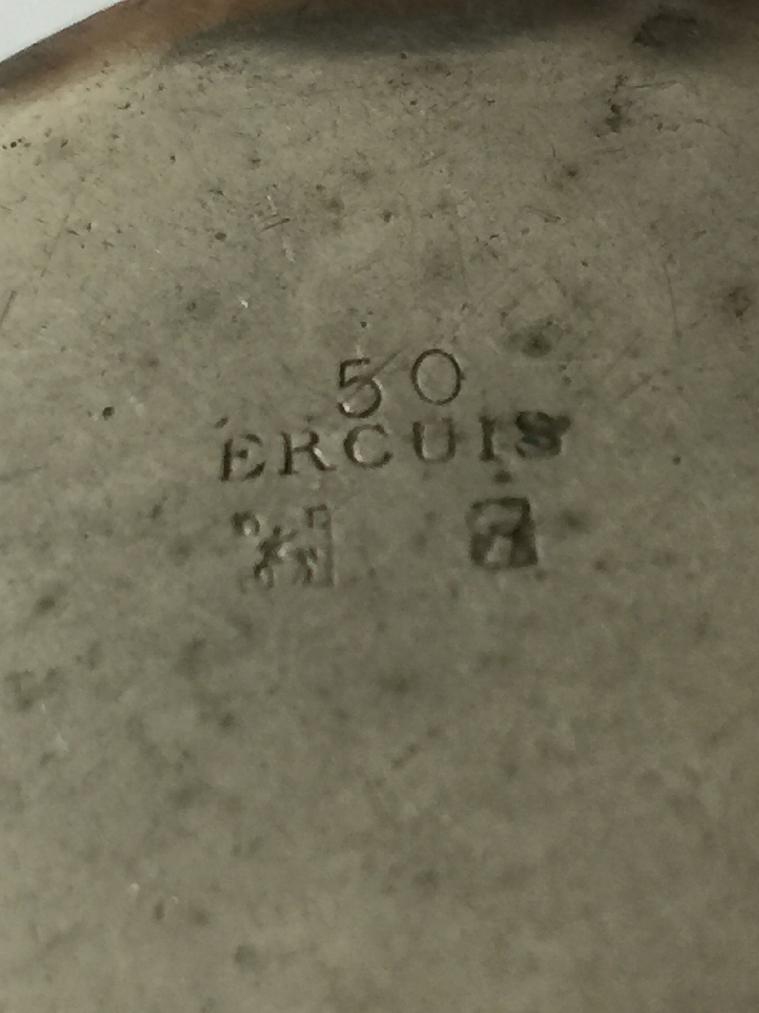 Timpani Art Deco in silver metal year 1930