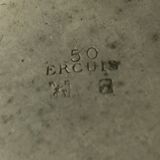 Timpani Art Deco in silver metal year 1930