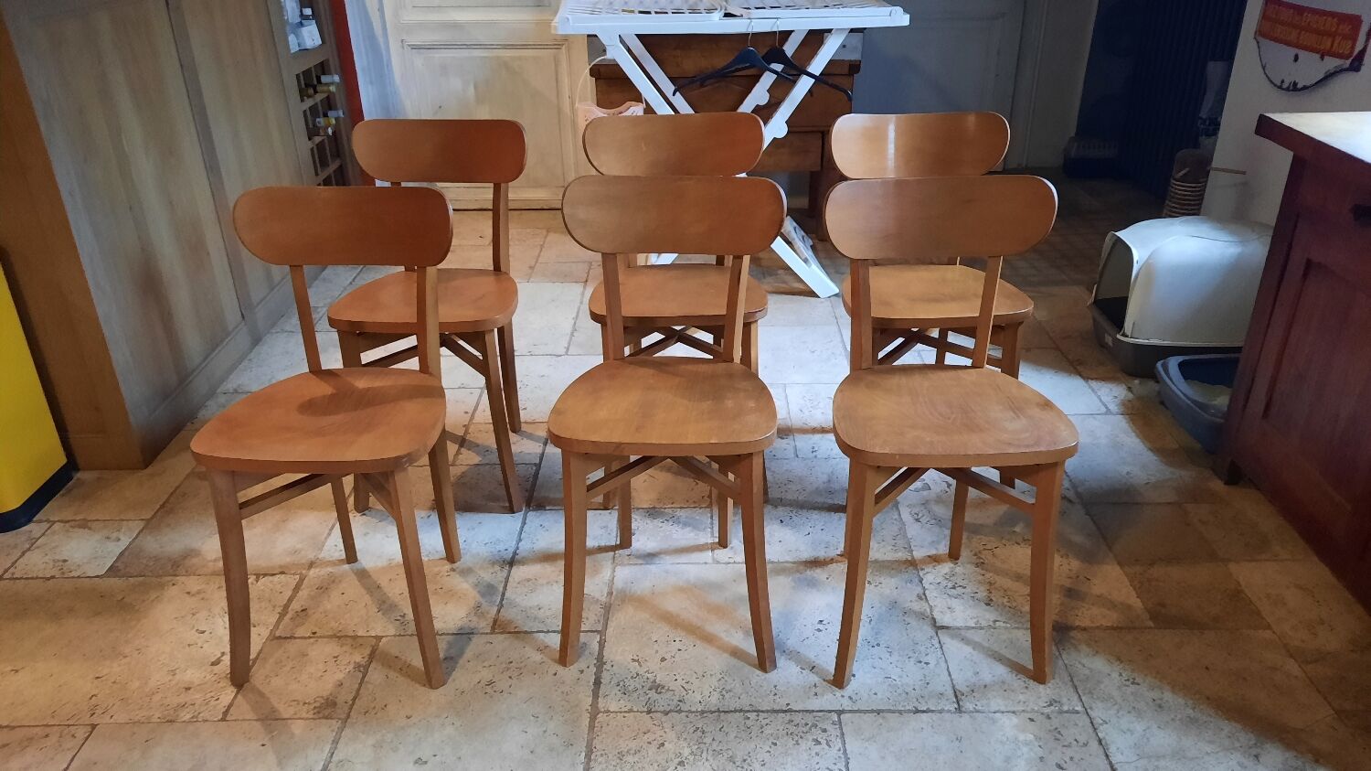6 bistro chairs