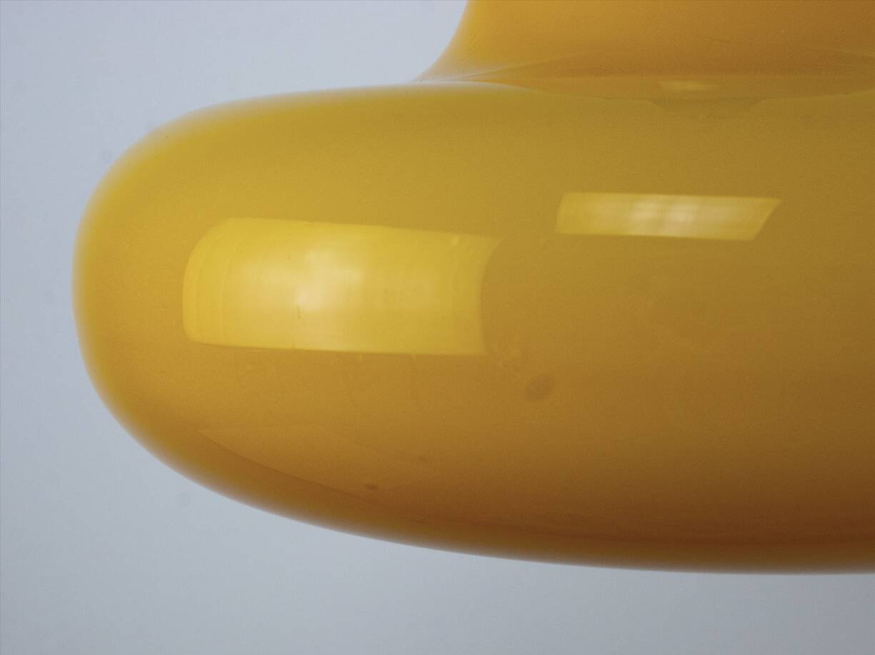 Yellow Vintage Yugoslavian EMI Poljčane Pendant Lamp
