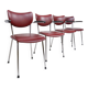 Set of 4 De Wit Dining chairs, 1960s