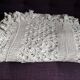 Hand crochet stitch white cotton bedspread