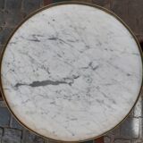 Louis XVI style coffee table with marble