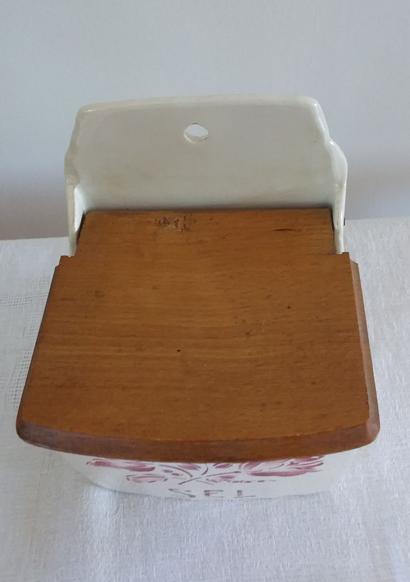 old salt box Faience st Amand Céranord France