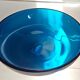 Vide poche années 70 cristal bleu
