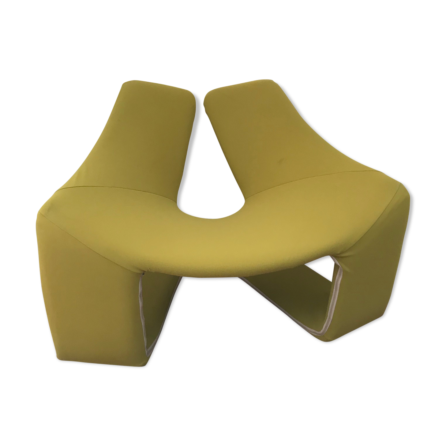 Splendid zen armchair design and vintage steiner 1970