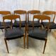 Série de 6 chaises scandinaves