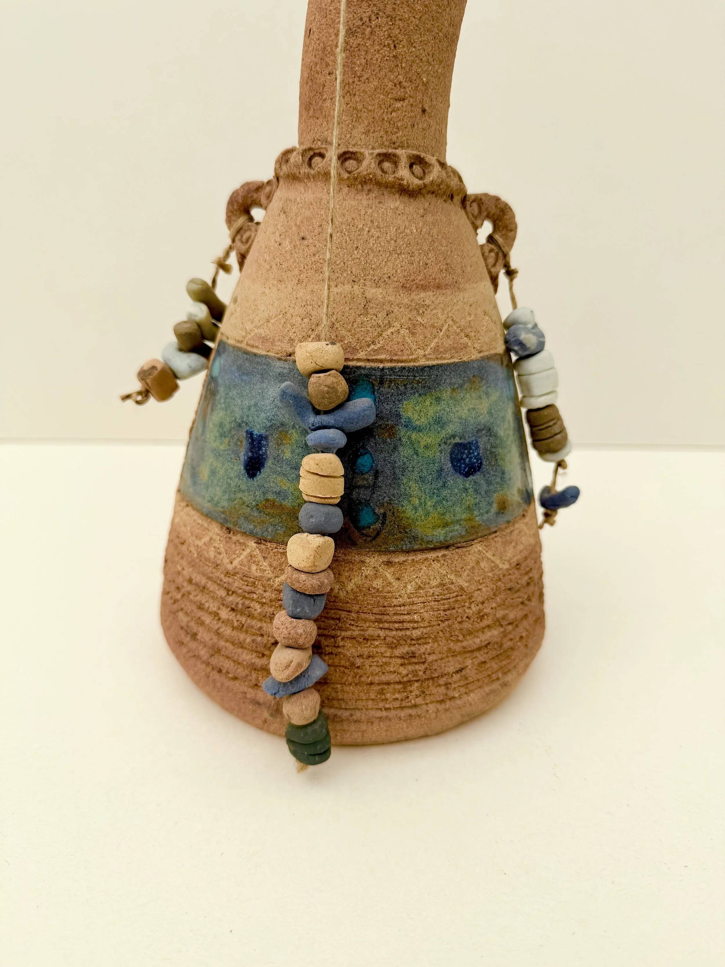 Signed ceramic vase