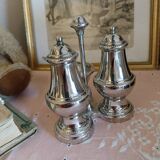 Antique English silver-plated condiment server