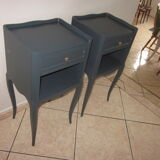 Anthracite grey style bedside pair