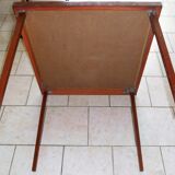 Folding bistro games table