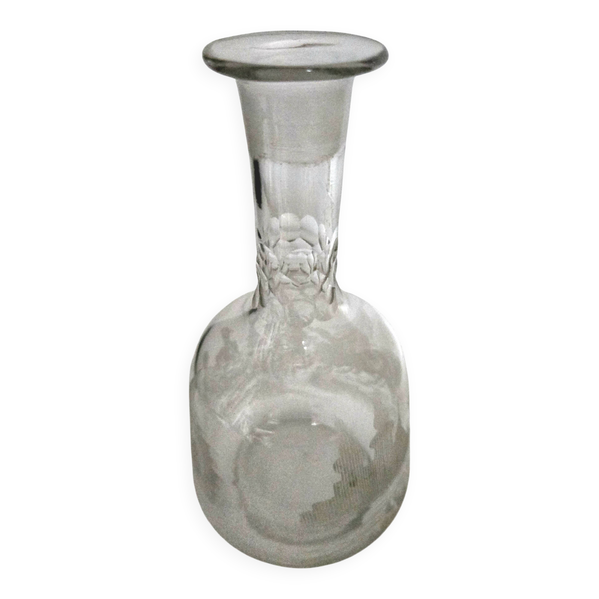 Cut glass carafe
