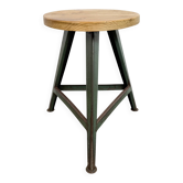 Green Industrial Workshop Stool, 1960s