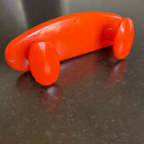 Double patère orange