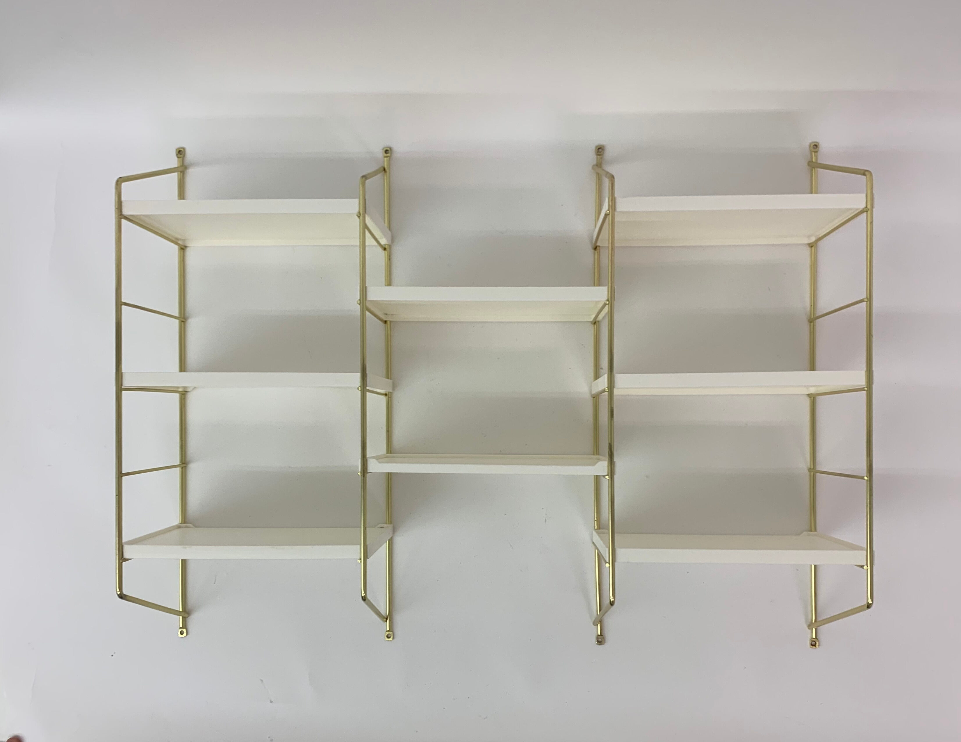 Danish metal wall unit, 1970’s
