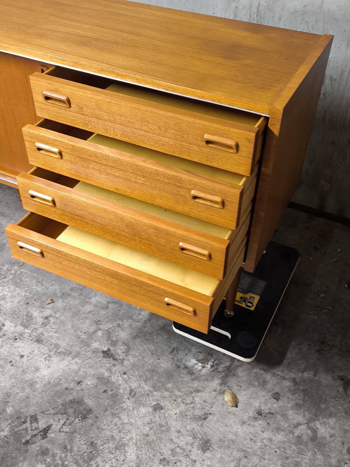 Vintage Scandinavian teak sideboard