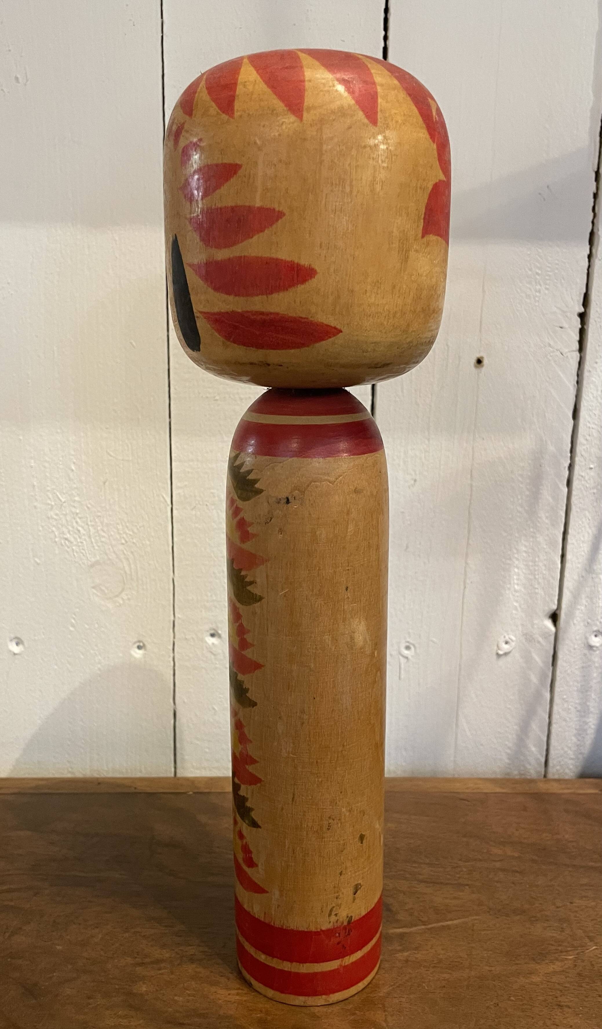 Japanese wooden Kokeshi doll