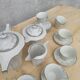 Coffee maker and cups