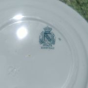 antique Lunéville "Opaque" plates