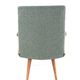 Fauteuil Akerblom bicolore - design scandinave - moderne du milieu du siècle