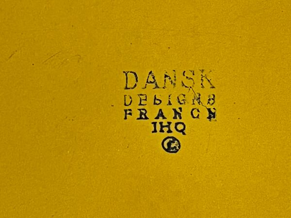Plat de cuisson Dansk émaillé jaune