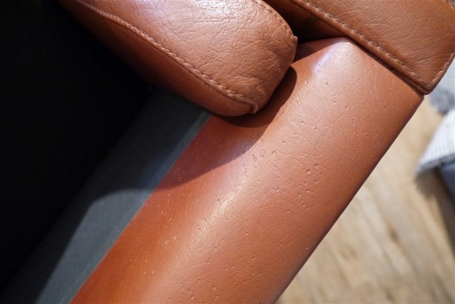 Danish armchair in cognac leather 1960