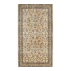 Vintage Turkish Oushak Handmade Wool Cotton Beige Area Rug 119x213