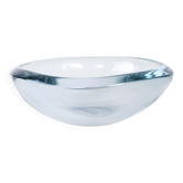 Glass bowl, Danish design, 1960s, manufactured by Holmegaard