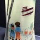 1435 Discreet brand with heel to decipher vase