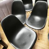 Set of 4 DSR chairs, Charles & Ray Eames