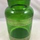 Pot apothecary pharmacy green and golden